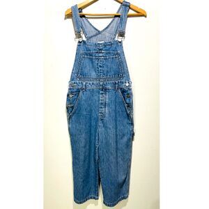 VTG Calvin Klein overall jeans denim light blue 100% cotton wash casual women M